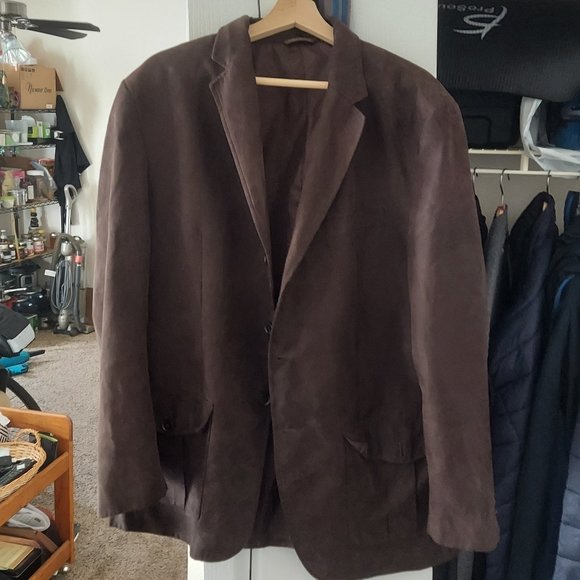 Brown blazer/jacket (Large) - Picture 10 of 12